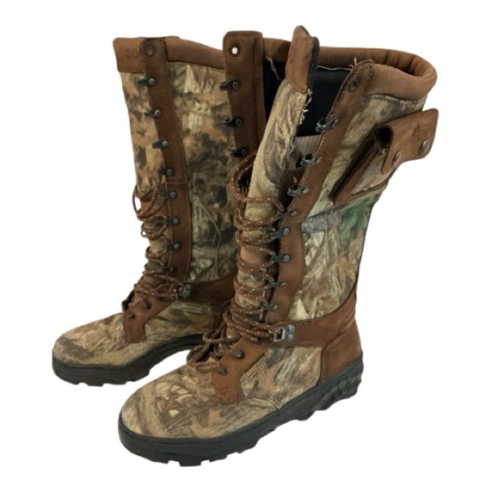 Rocky 7580 Men’s Sz 10 Gore Tex 13 Inch Shaft Lace Camouflage Hunting Boots
